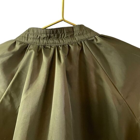 Free People Green Midnight Cropped Bomber Jacket Size XS - Picture 8 of 12